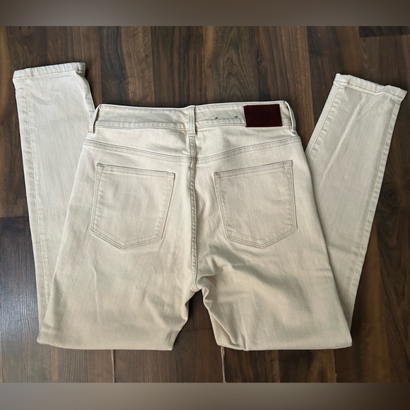 Lauren Ralph Lauren Rare Premier Skinny Ankle Cream Jeans size 6 - Picture 7 of 10